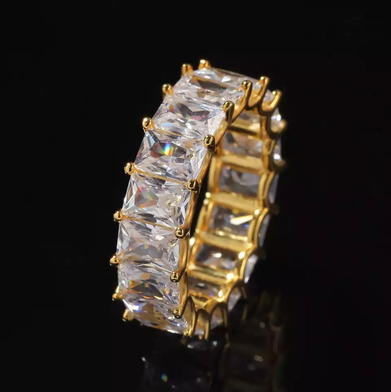 Square diamond ring